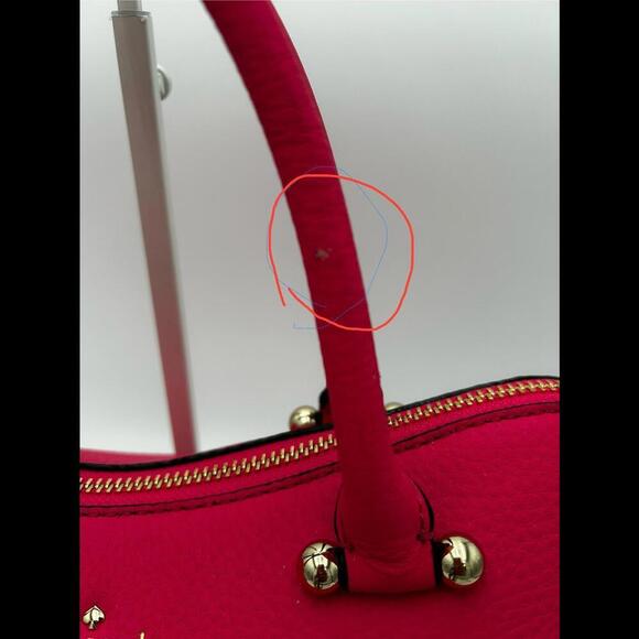 NWT KATE SPADE NEW YORK Audrey Charles Street Handbag W/Shoulder Strap Pink - Picture 6 of 12